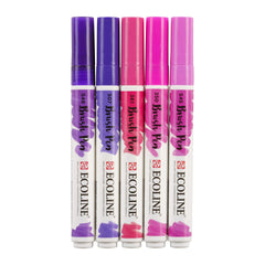 Brush pen set Violet | 5 colours