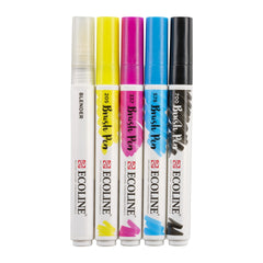 Brush pen set Primary | 5 colours