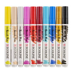 Brush pen set Fashion | 10 colours