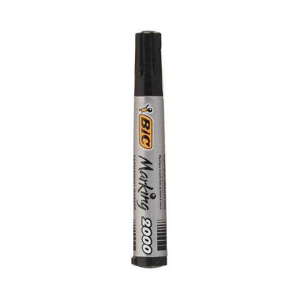 BIC Marking 2000 ECOlutions Permanent Bullet Tip Markers Black - Single