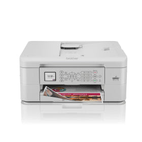 Brother MFC-J1010DW Wireless Colour Inkjet Printer | 4-in-1 (Print/Copy/Scan/Fax) | Wi-Fi/USB.2.0/NFC | A4 | Photos | Ink Included | UK Plug, Grey, White