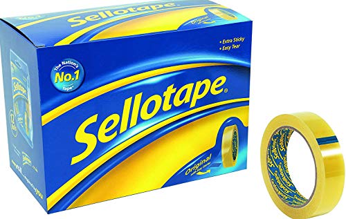 Sellotape 1443268 Original Golden Tape Roll .