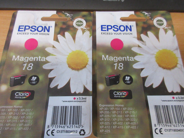 Epson 18 magenta Ink cartridge ,