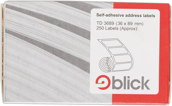 Lot of 40 Blick RS20554 36mm x 89mm Address Labels (Pack of 250) TD3689