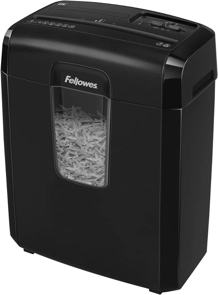 Fellowes 8 Sheet Cross Cut Shredder for Home and Personal Use 14 Litre Bin and Safety Lock Powershred 8C