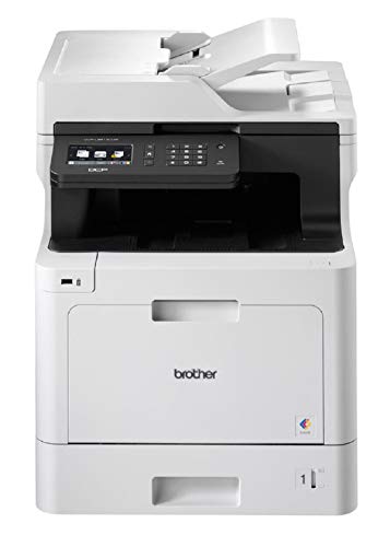 Brother DCP-L8410CDW A4 Colour Laser Printer, Wireless, PC Connected and Network, Print, Copy, Scan and 2 Sided Printing