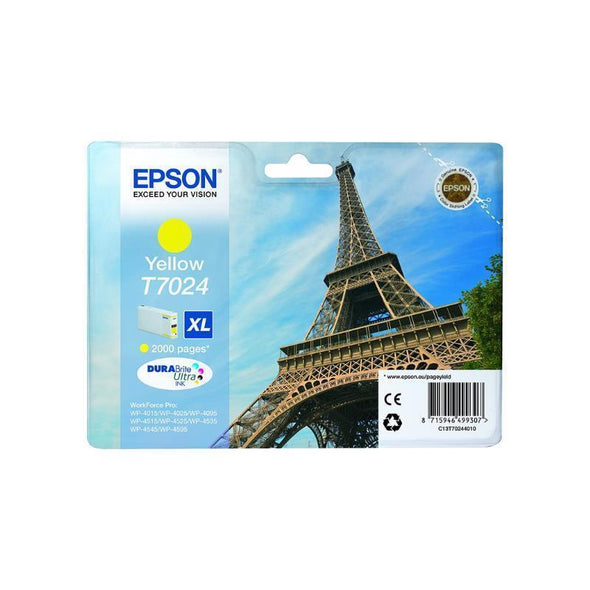 Epson T7024 XL Yellow Ink Cartridge *Out of Date*