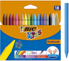 BIC Kids Plastidecor Colouring Crayons.