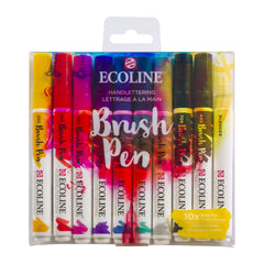 Brush pen set Handlettering | 10 colours