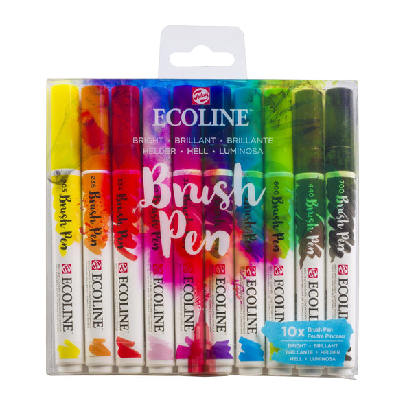 Brush pen set Bright | 10 colours