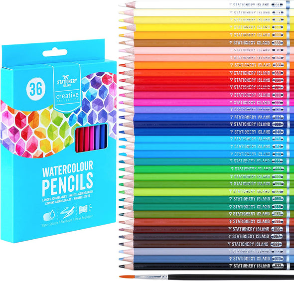 Watercolour Pencils - Set of 36