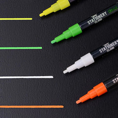 Dry Wipe D30 Chalk Pens - 3mm Fine Nib - Pack of 8
