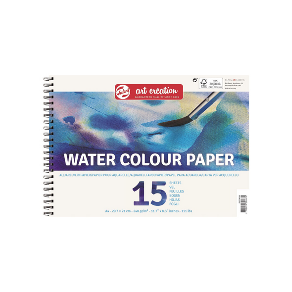 Watercolour Paper A4 250 g 15 Sheets
