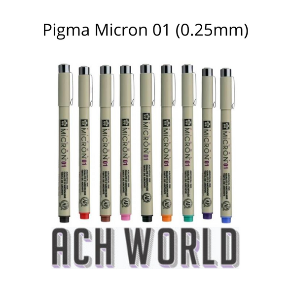 Sakura Pigma Micron 01 (0.25mm) - Singles