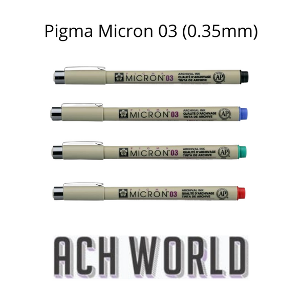 Sakura Pigma Micron 03 (0.35mm) - Singles