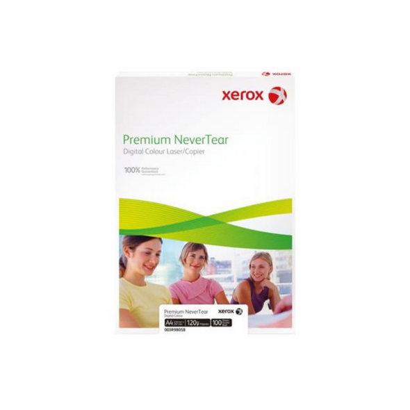 Xerox A4 Premium Nevertear 120 Micron White Copier Paper (Pack of 100) 003R98058