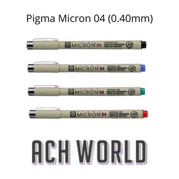 Sakura Pigma Micron 04 (0.40mm) - Singles