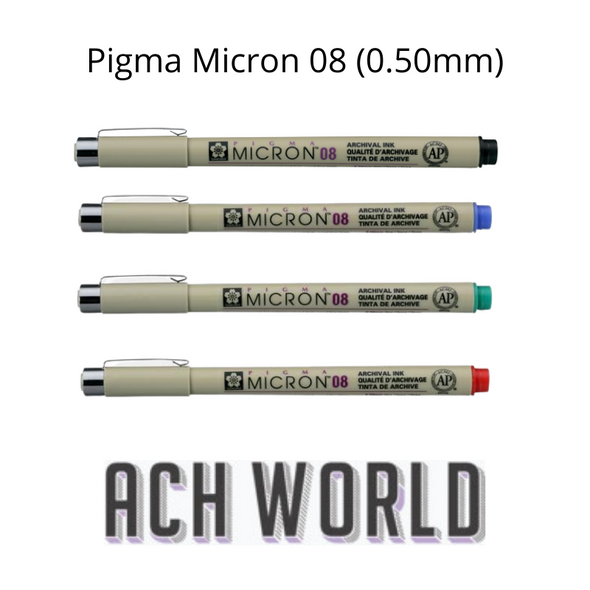 Sakura Pigma Micron 08 (0.50mm) - Singles