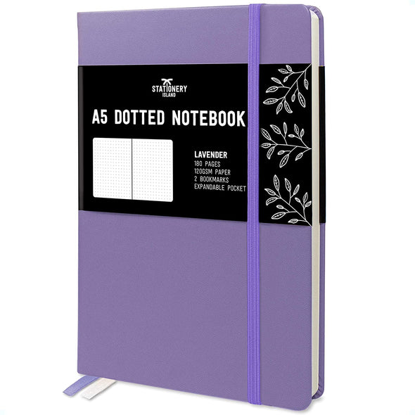 Bullet Journal - A5 Dotted Notebook - Lavender