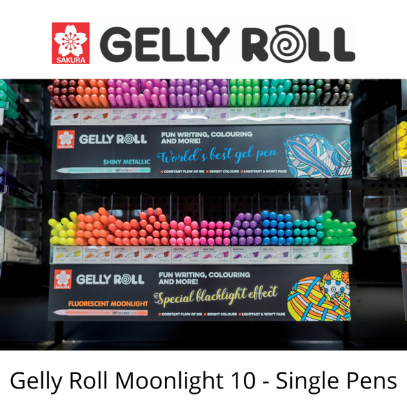 Gelly Roll Moonlight 10 Medium Point - Single Pens