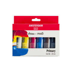 Amsterdam Standard Series Acrylics Primary Set 6 × 20 ml