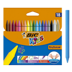 BIC Kids Plastidecor Colouring Crayons.