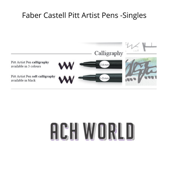 Faber Castell PITT Calligraphy Pens - Singles