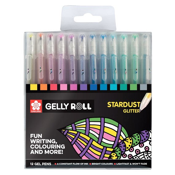 Sakura Gelly Roll  Stardust Set 12 Gel Pens