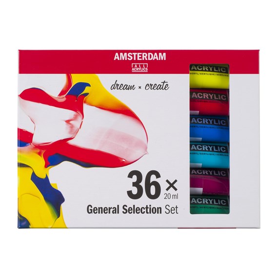 Standard Series acrylics general selection set | 36 x 20 ml
