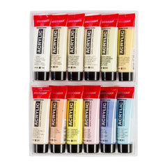 Standard Series acrylics set pastel | 12 x 20 ml