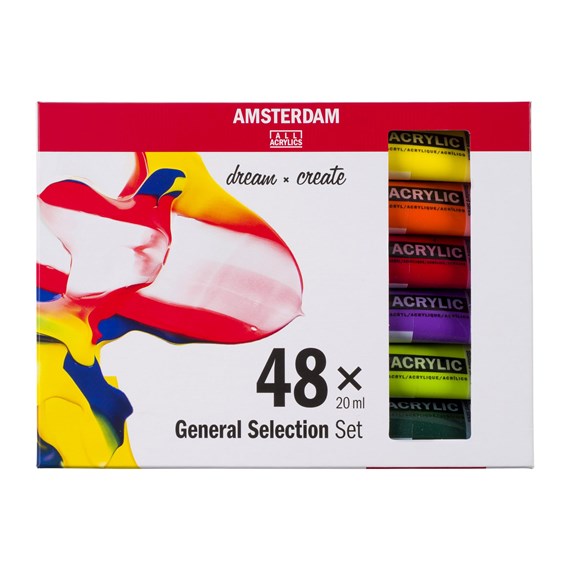 Standard Series acrylics general selection set | 48 x 20 ml