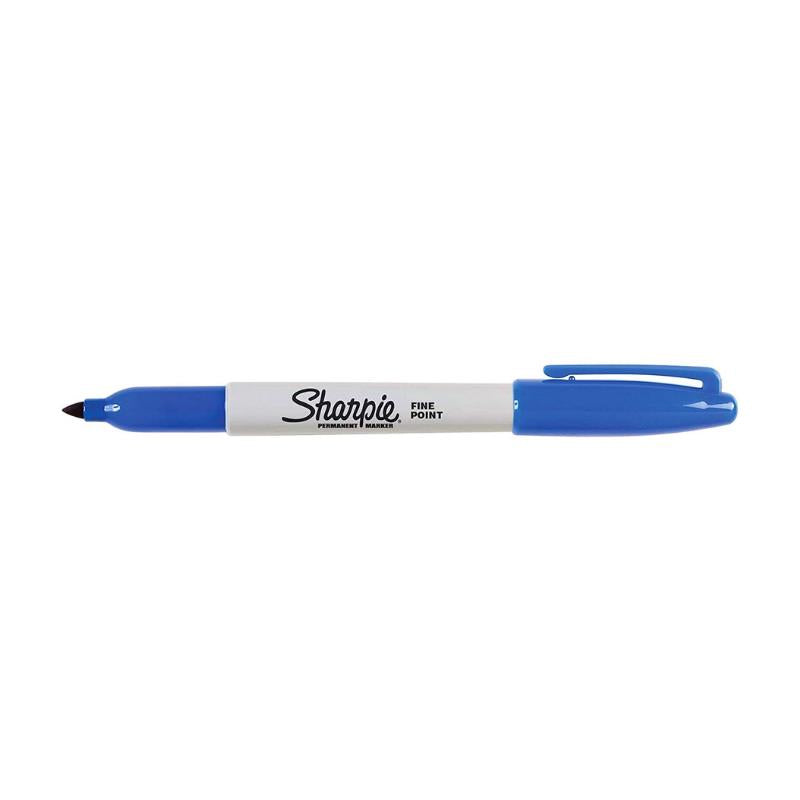 Blue Sharpie Fine Point Tip Permanent Marker Pen
