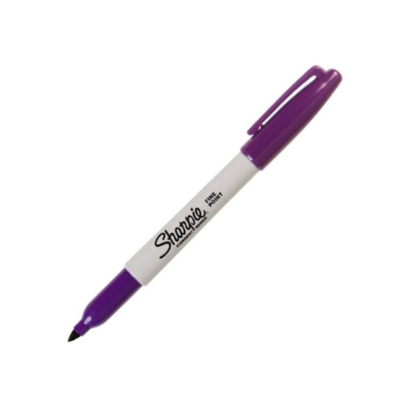 Purple Sharpie Fine Point Tip Permanent Marker Pen - Single