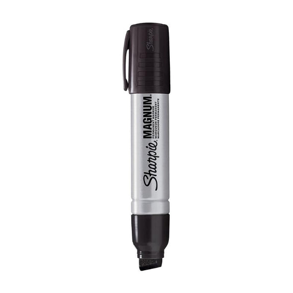 Sharpie Magnum Black Chisel Tip Permanent Marker - Single