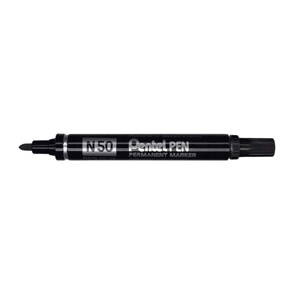Pentel N50 Permanent Black Marker - Single
