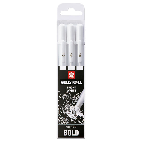 Gelly Roll set Bright White bold | 3 pens