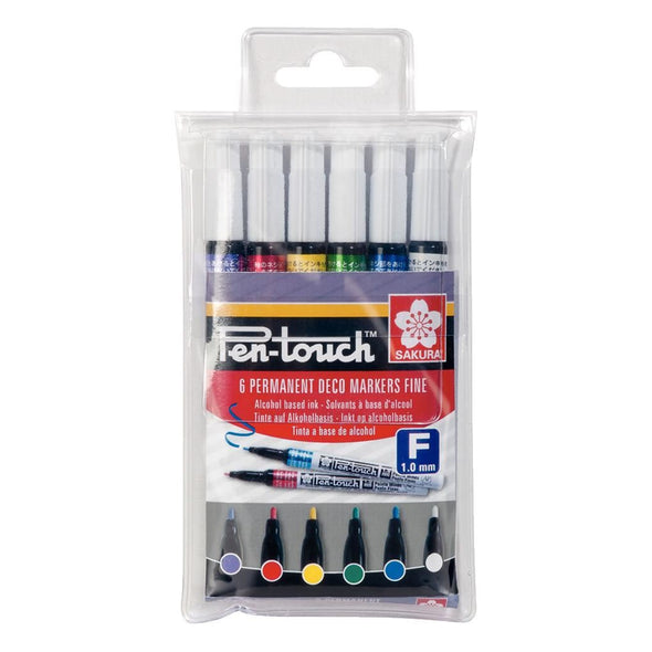 Pen-Touch fine set | 6 colours