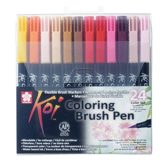 Koi Coloring Brush Pen set | 24 colours