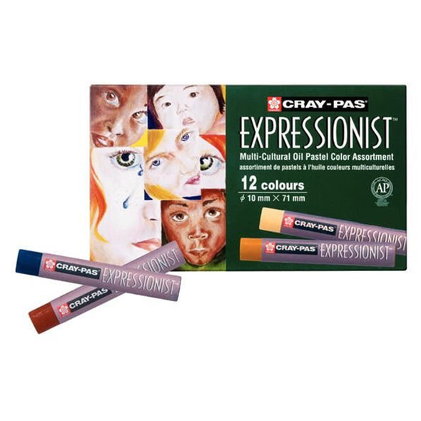 Cray-Pas Expressionist oil pastel set Multicultural | 12 colours